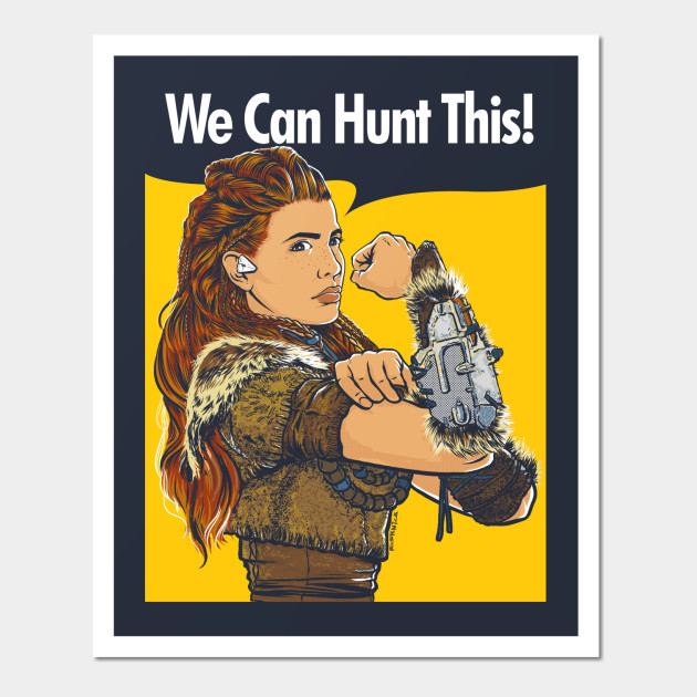 Horizon Zero Dawn Aloy Parody Print Rosie the Riveter