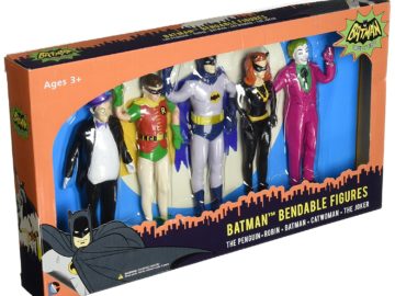 Classic Batman TV Serious Bendable Batman Action Figures