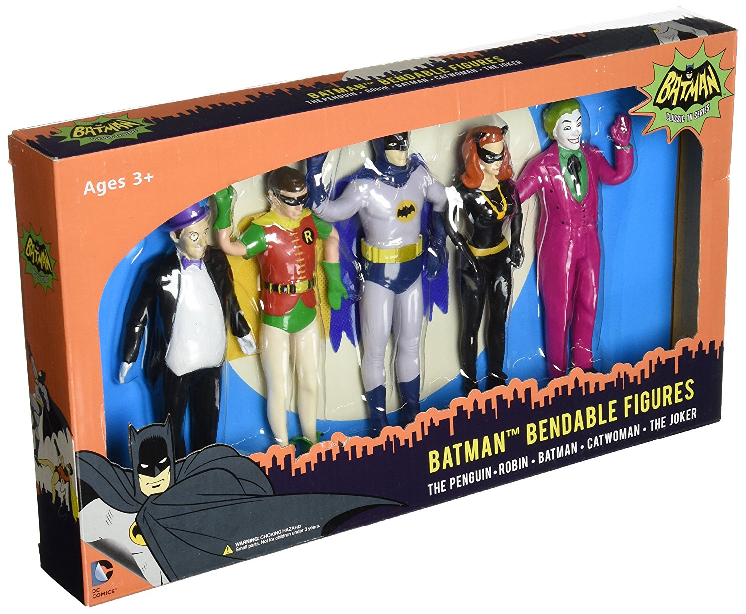 Classic Batman TV Serious Bendable Batman Action Figures