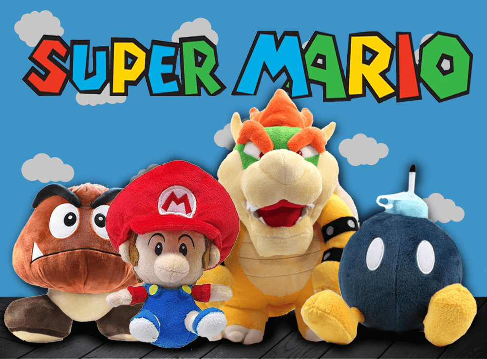 super mario cuddly toys