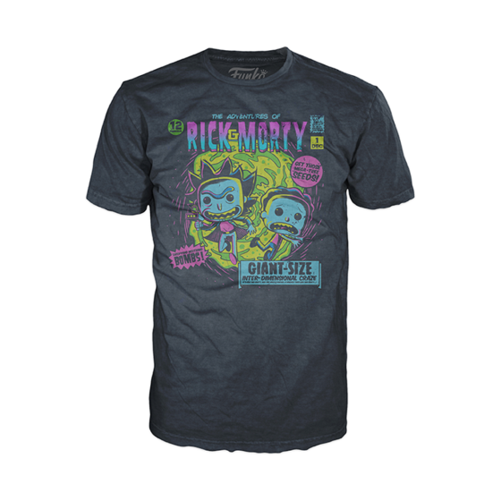 Rick and Morty POPs shirt