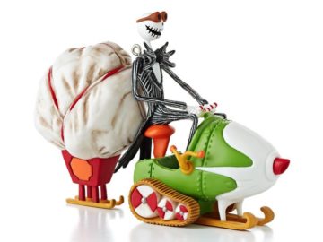 Jack Skellington Sandy Claws Sleigh Ornament