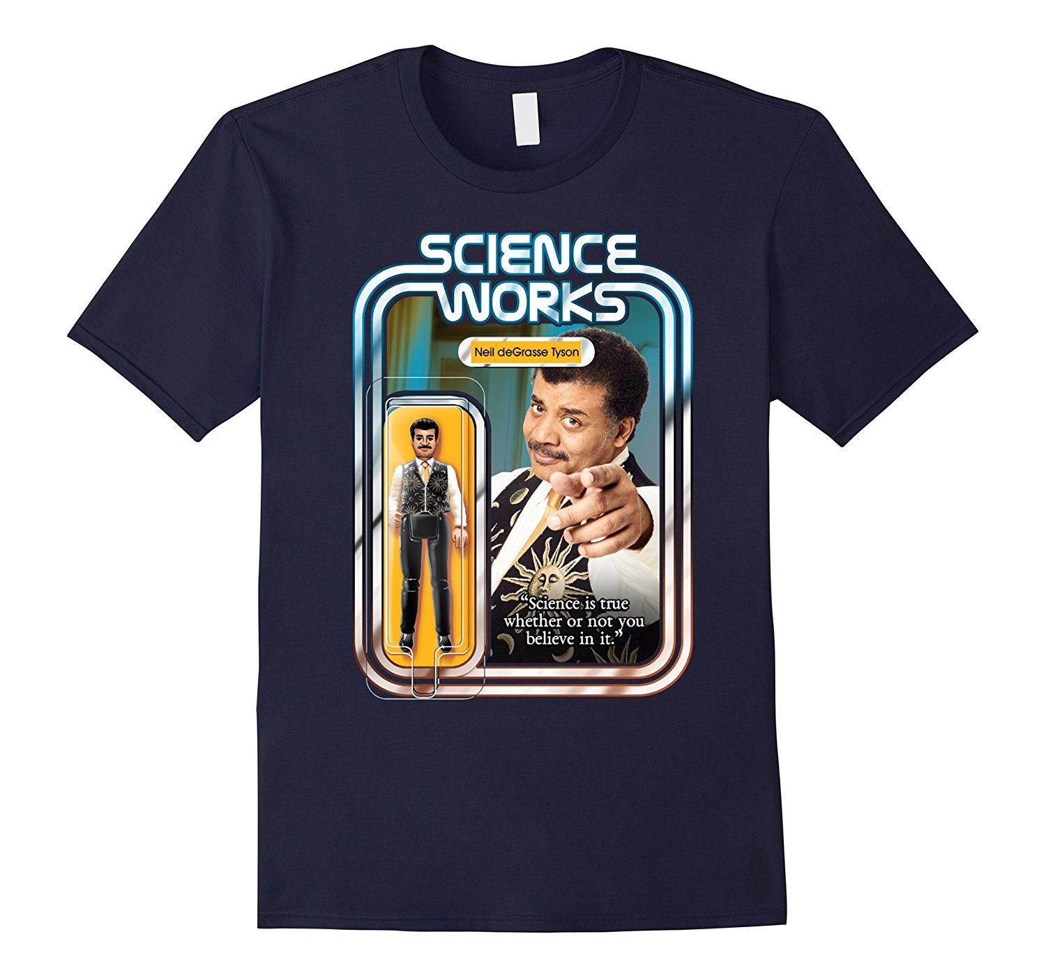 Science Works Neil deGrasse Tyson Shirt