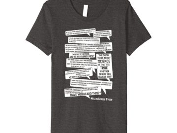 Official Neil deGrasse Tyson Quotes Shirt