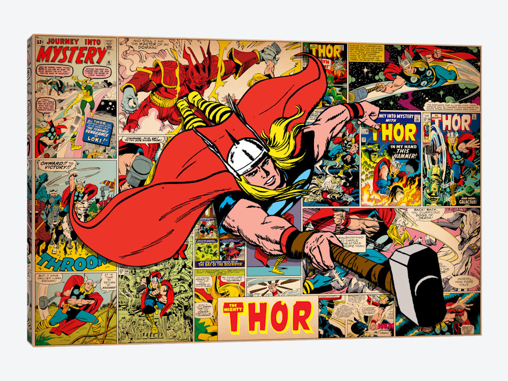 Thor Marvel Avengers Canvas Wall ART