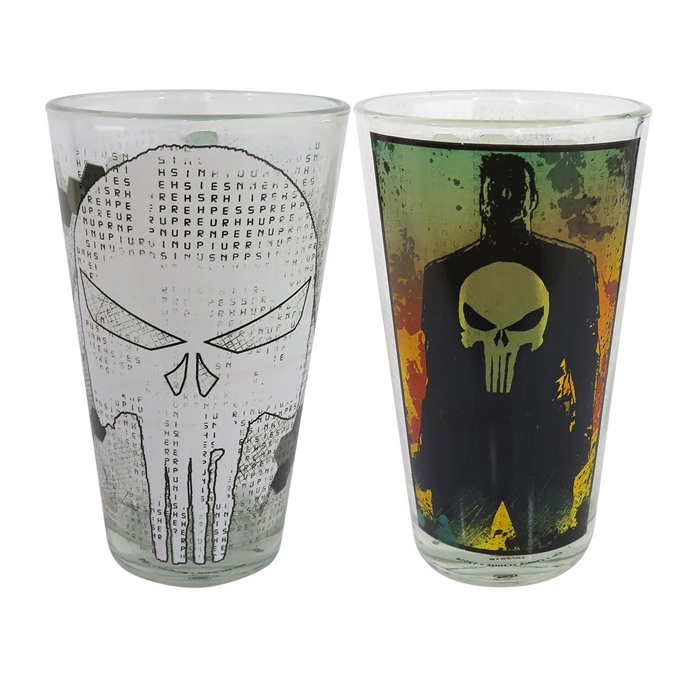 The Punisher Pint Glasses