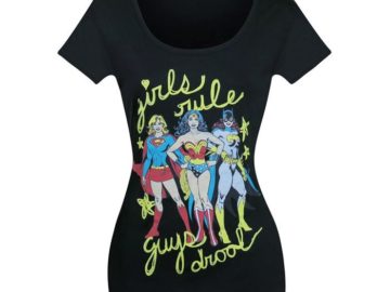 Girls Rule Wonder Woman tshirts Batgirl shirts