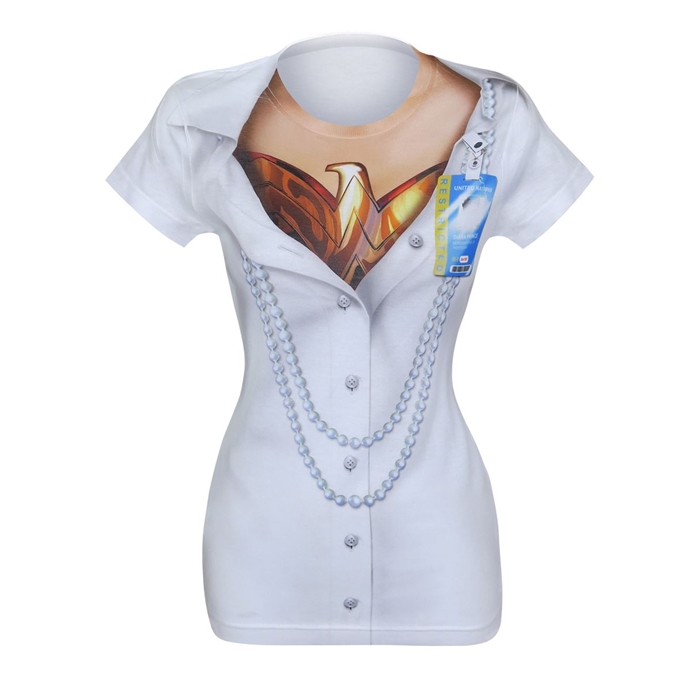 Wonder Woman costume shirt