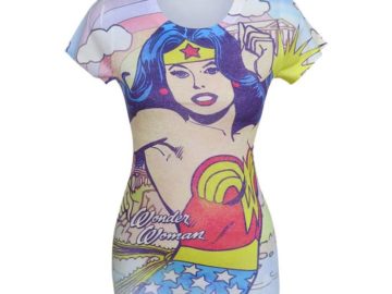 Wonder Woman tshirts vintage retro comic book shirts