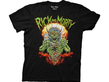 Rick and Morty death metal shirt