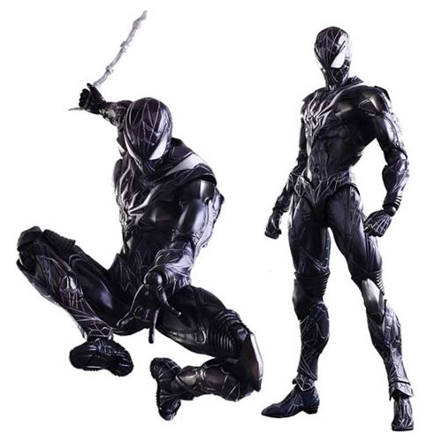 Spiderman action figure black variant Spiderman 3