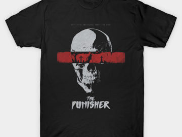 the punisher skull realistic shirt