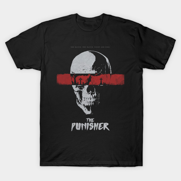 the punisher skull realistic shirt