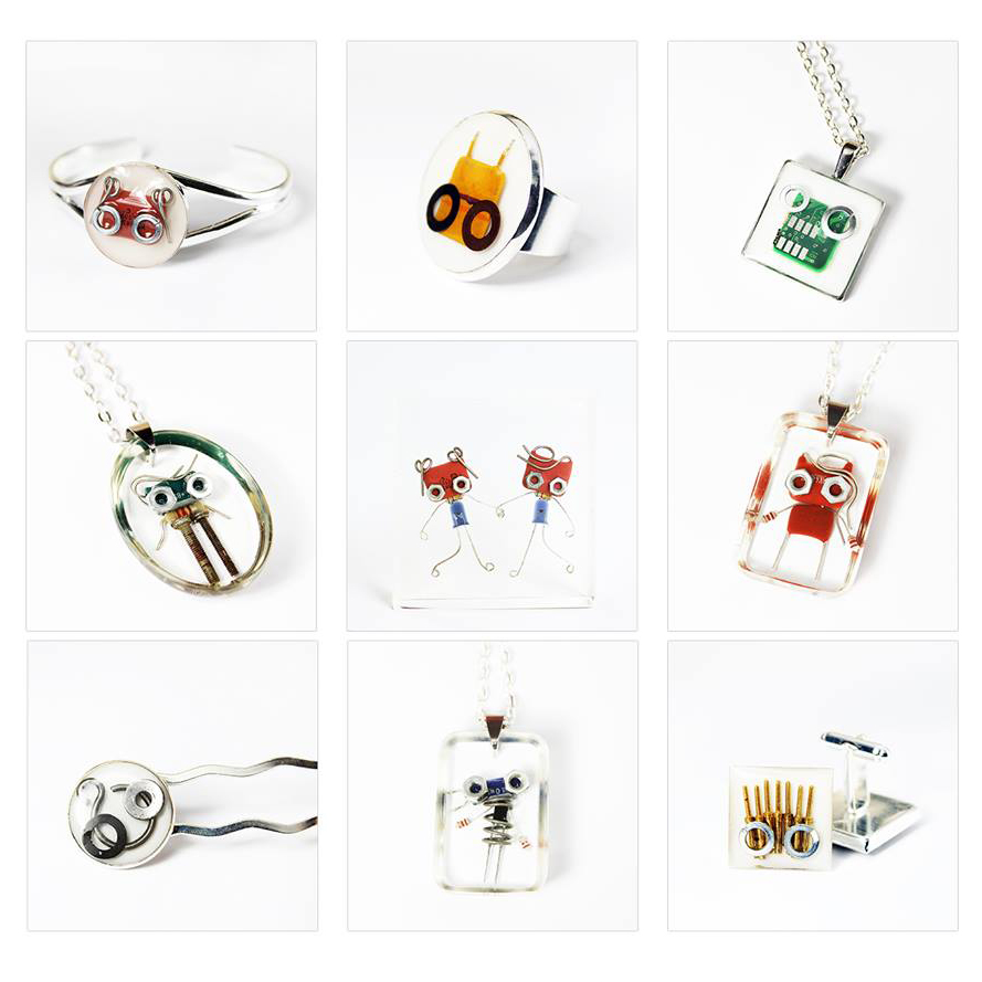 Tiny Robots Jewelry