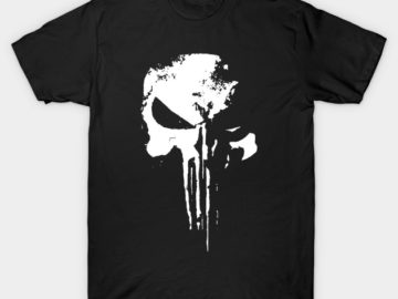 The Punisher shirt skull