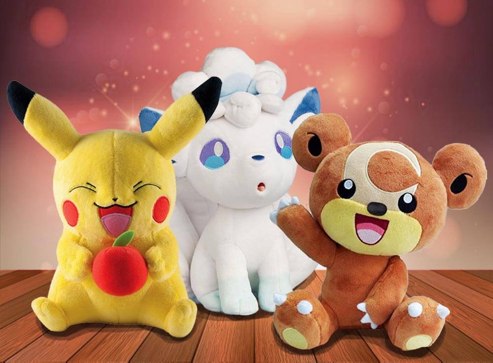 pastel pokemon plush