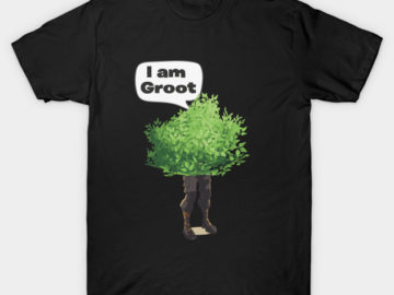 groot bush camper fortnite tee