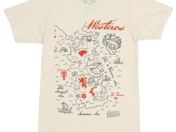 westeros map shirt