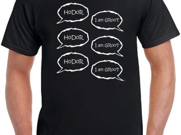 hodor groot funny geeky shirt