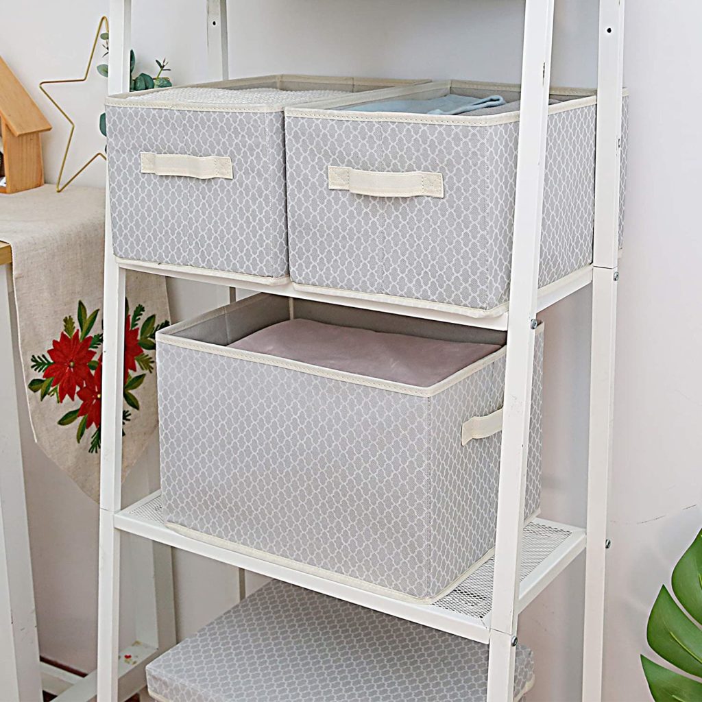 Fabric storage bin