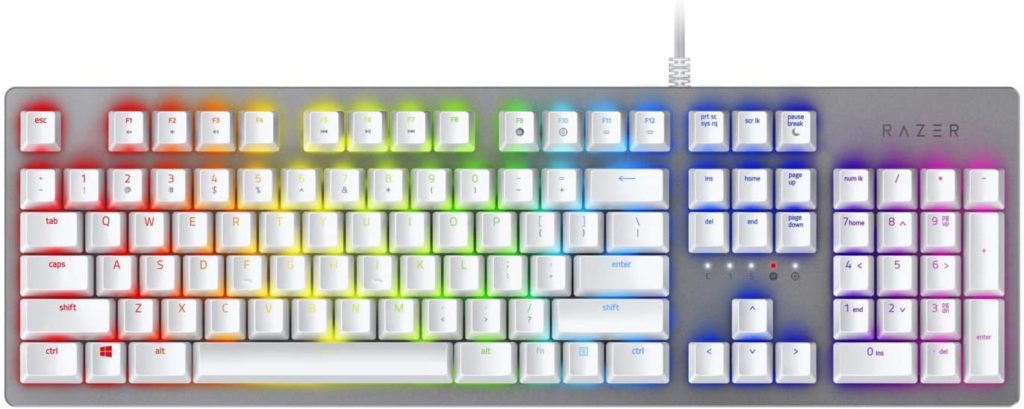 White Gaming Keyboards Top 1