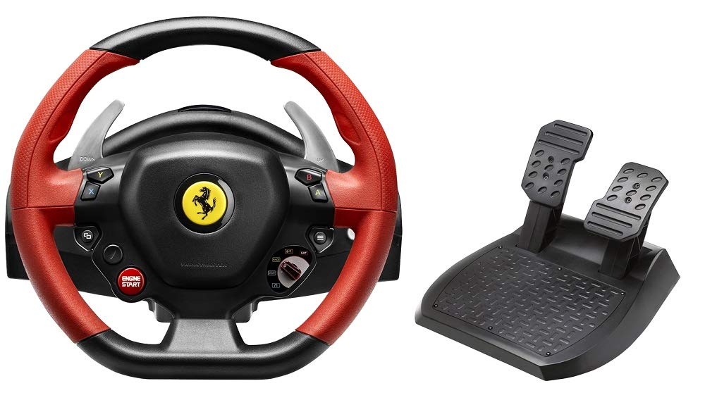 Xbox One Steering Wheel with Clutch and Shifter Top 2